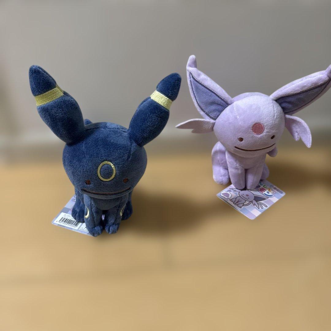 へんしん！メタモン ぬいぐるみ　ブイズ全種　ピカチュウ進化ライン　おまけ付き