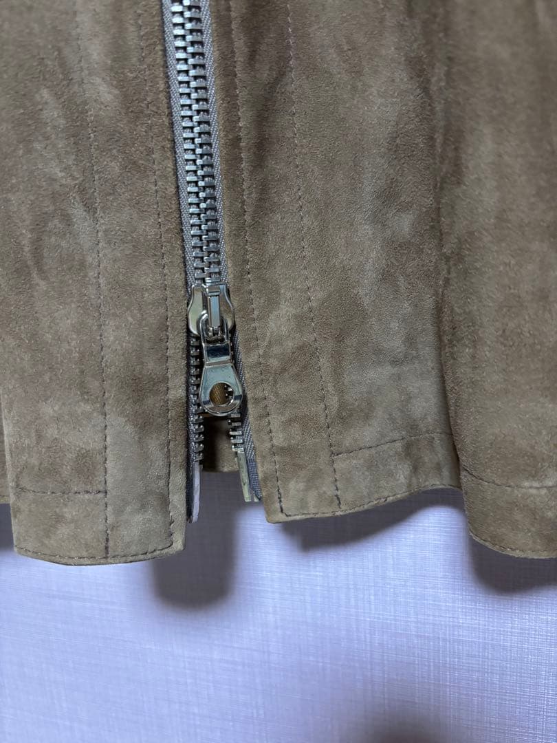 チンクアンタ ブラウンスエード シングルライダース