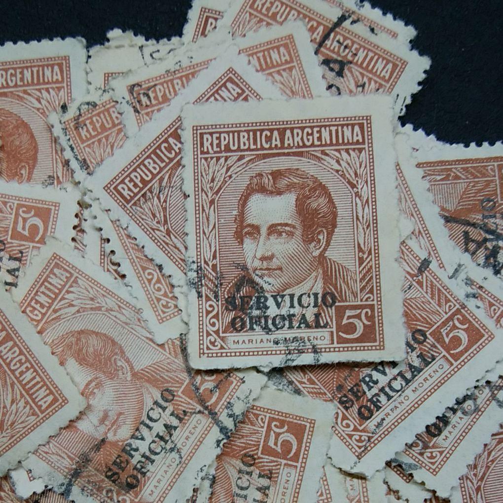 ★外国切手　アルゼンチン　使用済み200枚