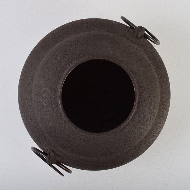 Mucco35　茶道具　釜師　畠春斎作　瓢形釜　共箱　V　R9478H