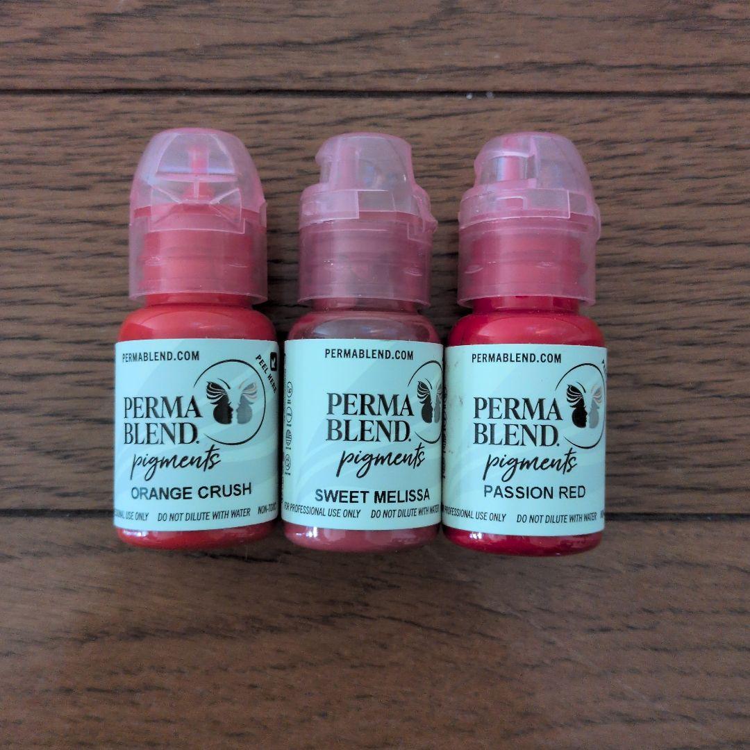 PERMABLEND パッションレッド,スイートメリッサ,オレンジクラッシュ新品