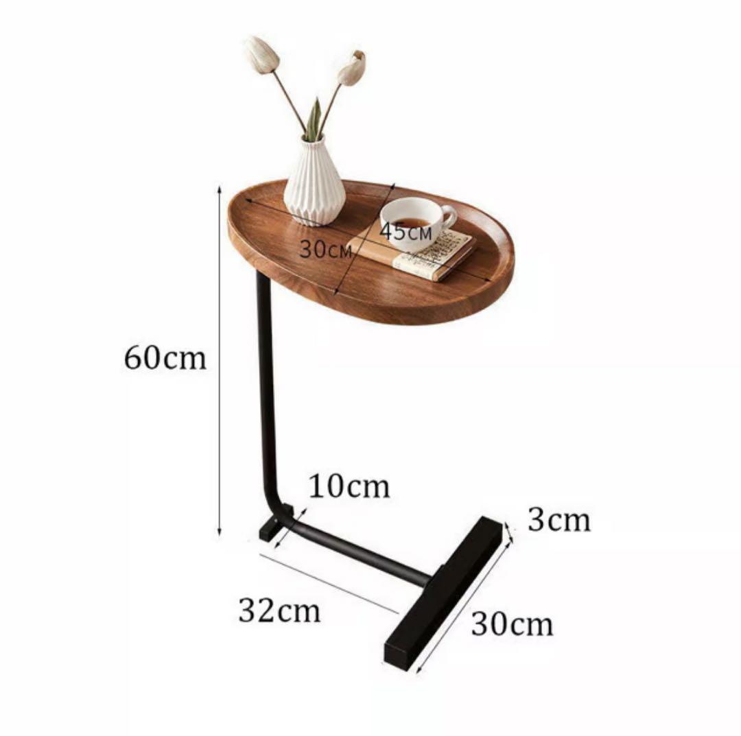 【ART OF BLACK】 One leg ウッド アイアン サイドテーブル