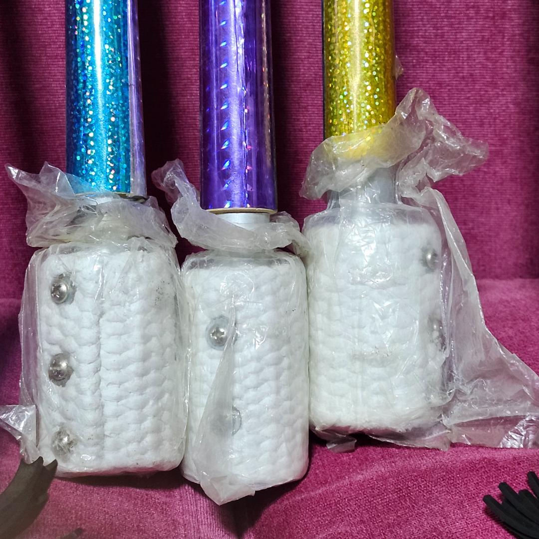 ファイアーデビルスティック3本とデビルスティック2本