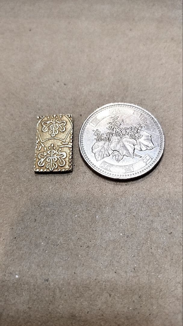 明治二分金　3.02グラム　古銭　江戸時代