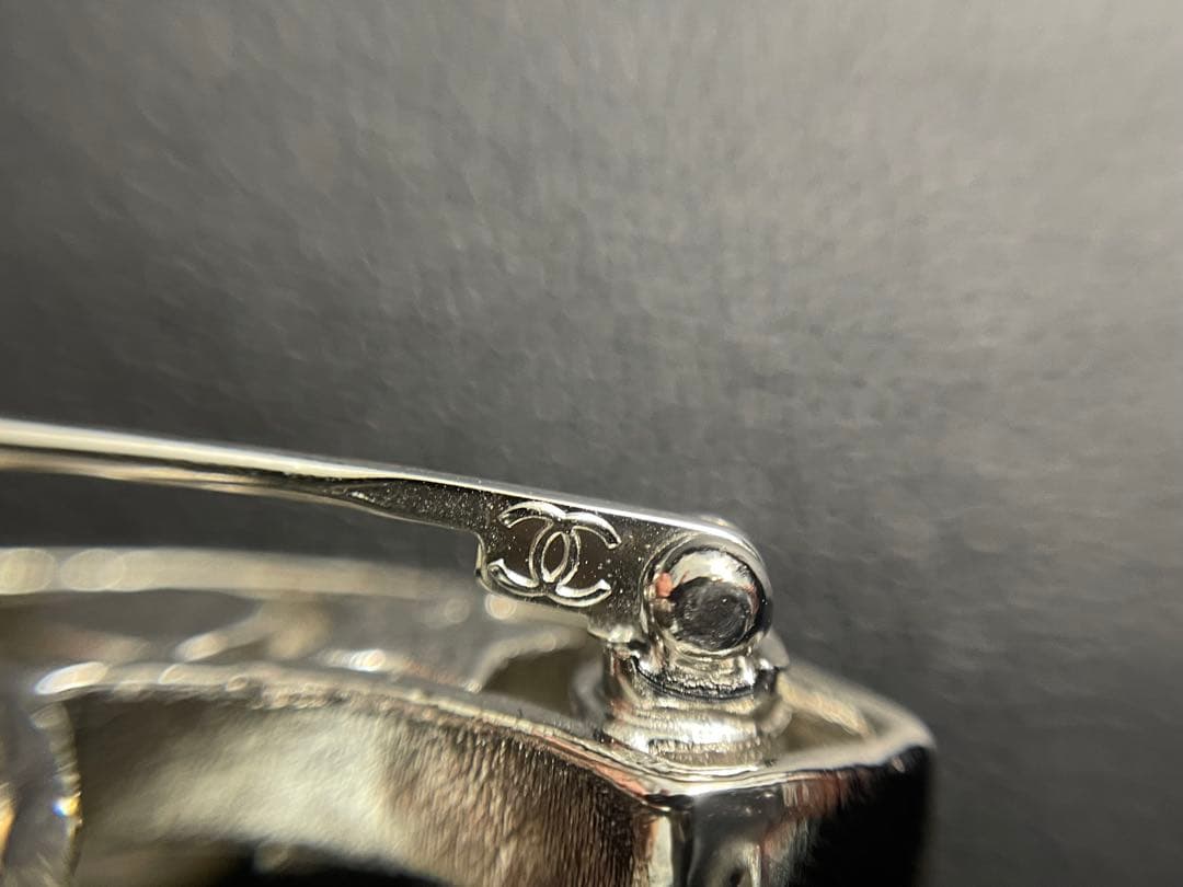 みき【極美品】シャネル スター パールブローチ 正規品 刻印あり