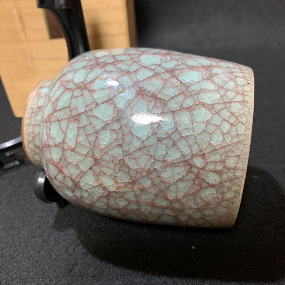 青瓷　湯呑　清水卯一