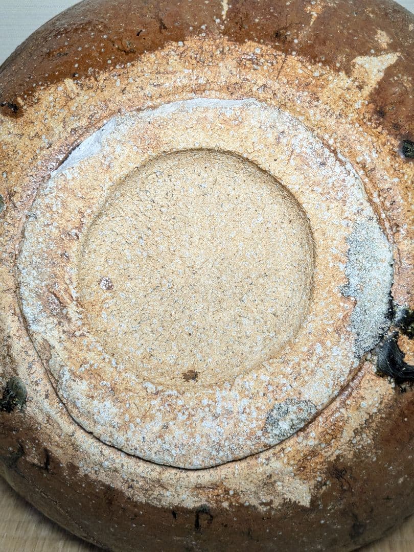 坪島土平 鉄釉大なだれ壺 共箱 大壺 大壷 置物 花器 坪島圡平 インテリア