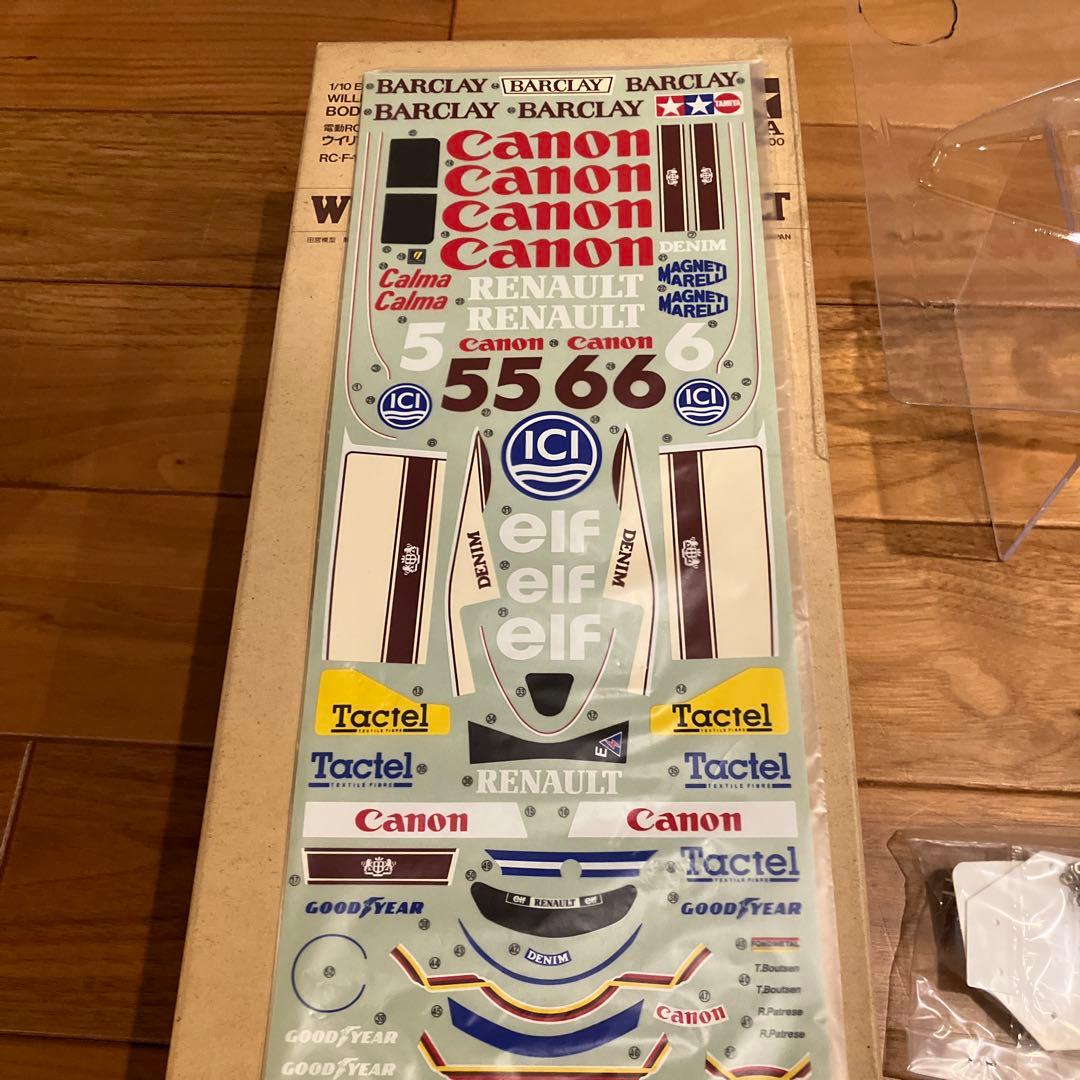 【絶版】タミヤRC ウイリアムズ FW-12C ルノー ス ボディパーツセット