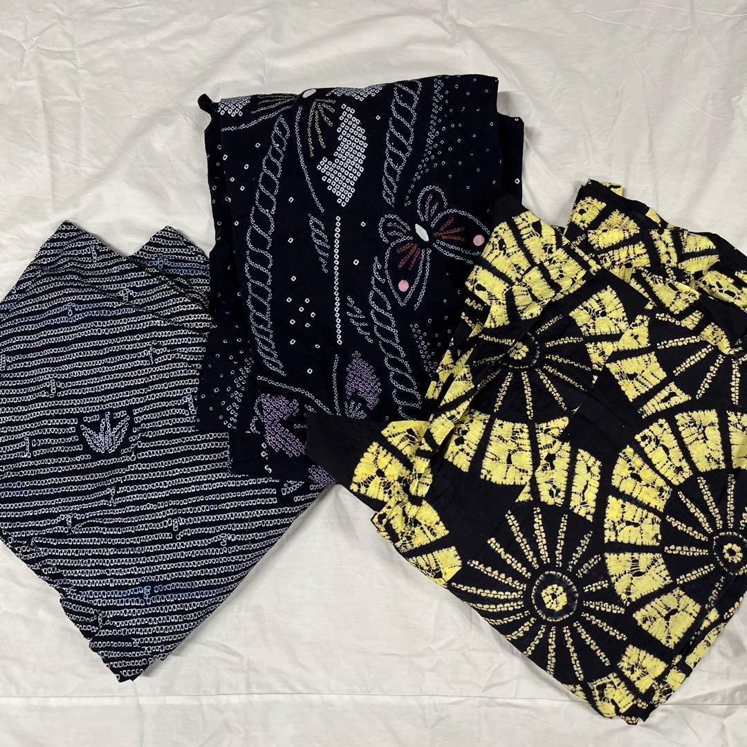 5 3 絞り浴衣 リメイク用