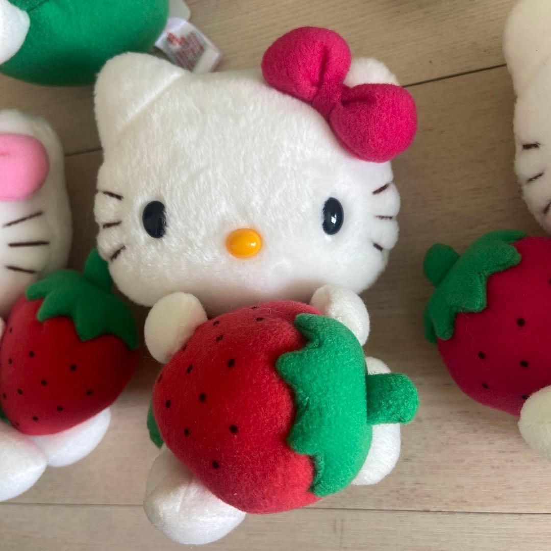 サンリオ　いちごキティ ぬいぐるみ　非売品　グッズ　平成レトロ　レア　まとめ売り
