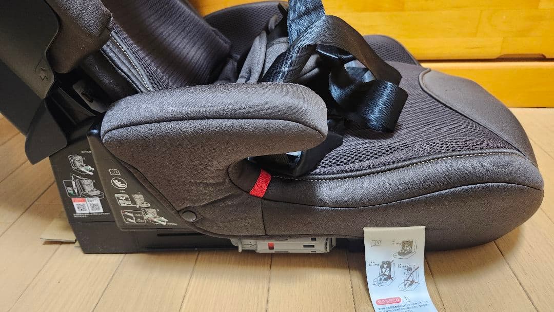 美品 エールベベ パパット グランス ブラウン CF521 ISOFIX 除菌済