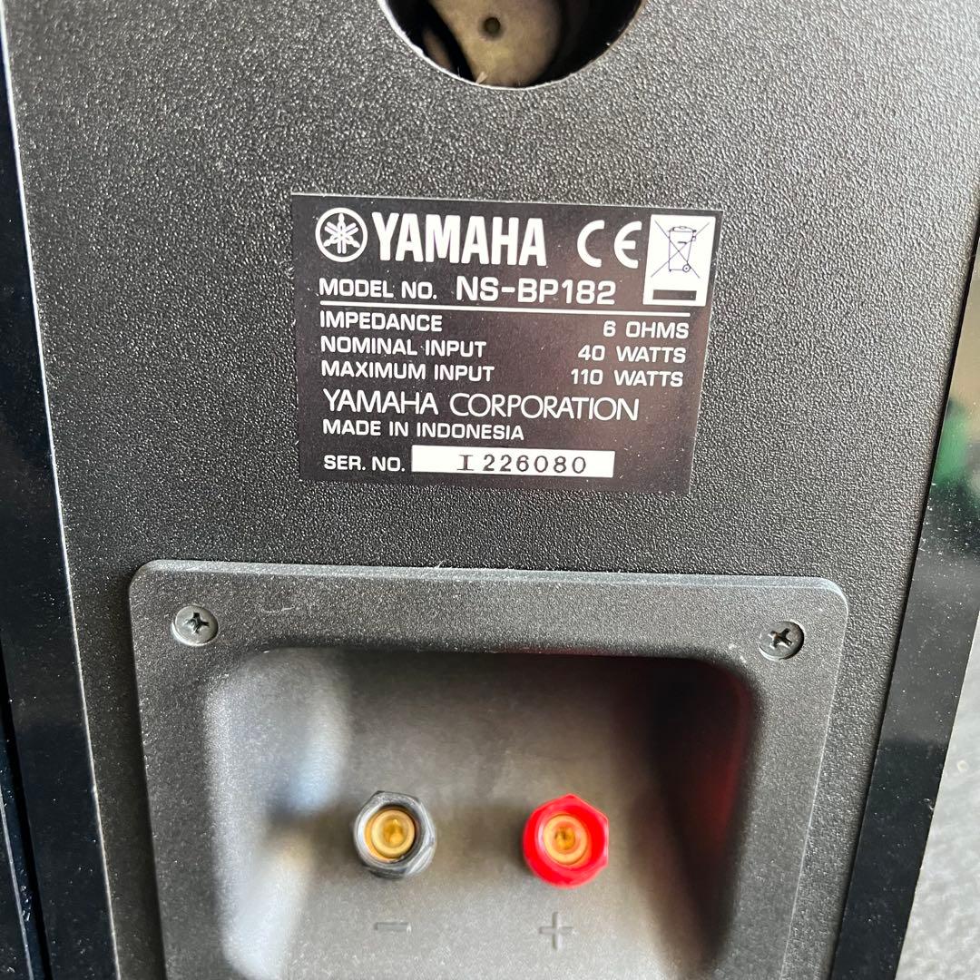 A76激安早い者勝ち ✨　YAMAHA スピーカー ブラック　ペア　オーディオ