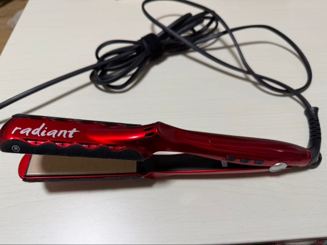 radiant ストレートヘアアイロン レッド