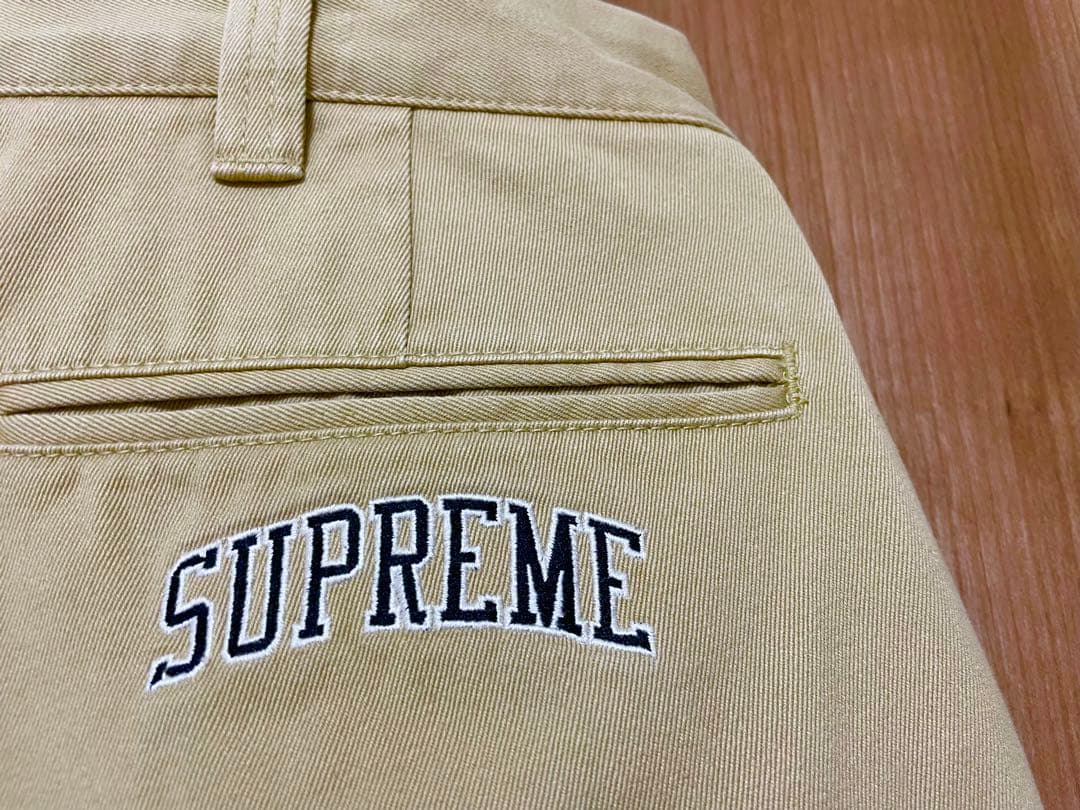Supreme ベージュ チノパン 32