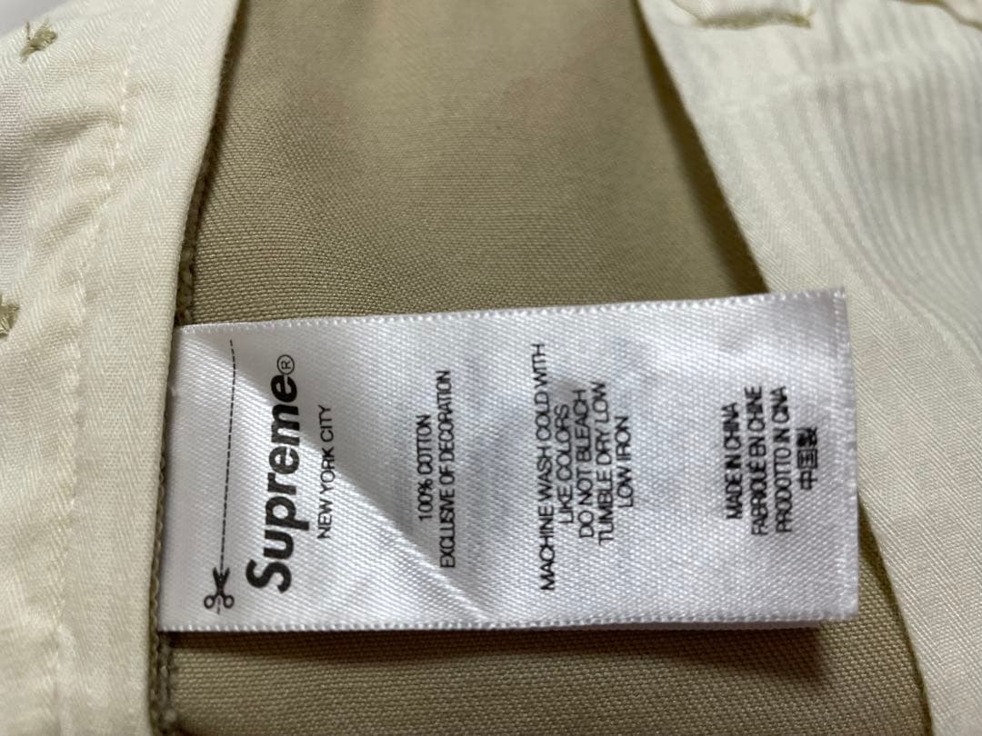 Supreme ベージュ チノパン 32