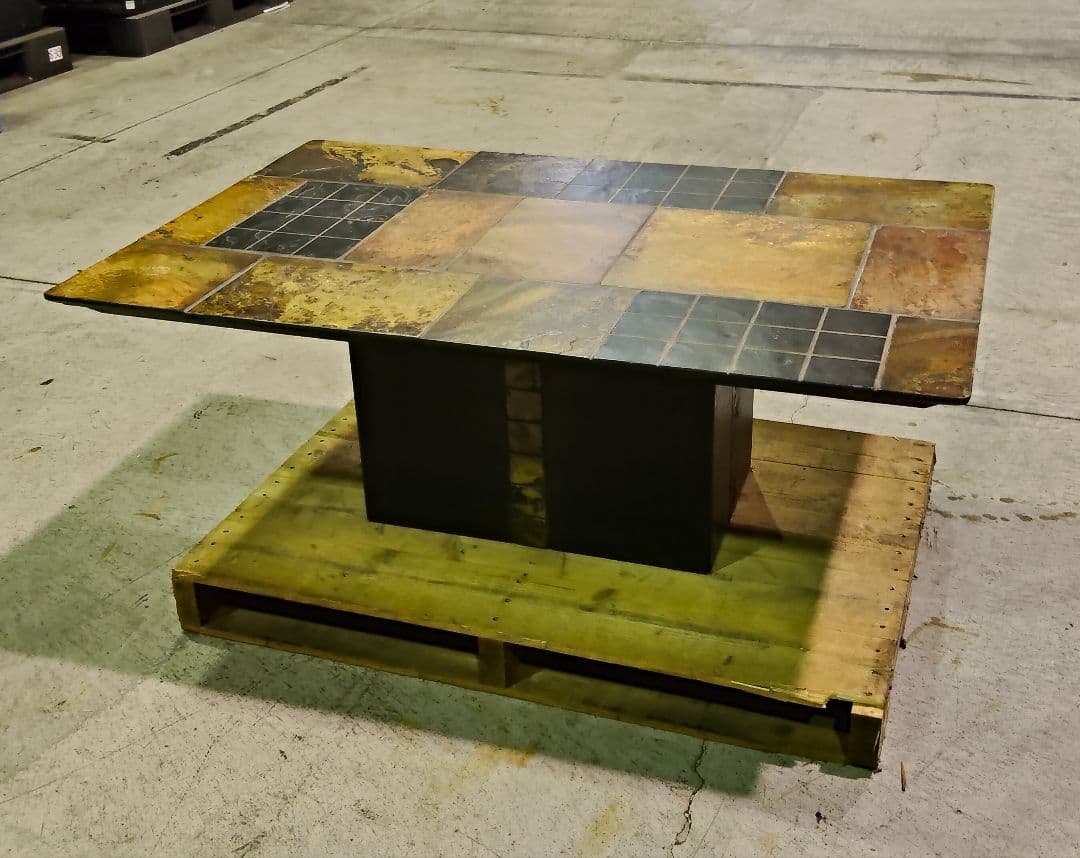 発送・引取可能！ ヴィンテージ タイル コーヒーテーブル センターテーブル