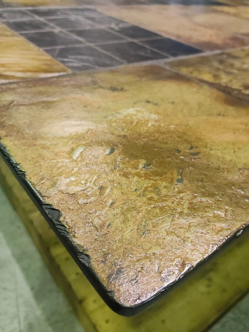 発送・引取可能！ ヴィンテージ タイル コーヒーテーブル センターテーブル