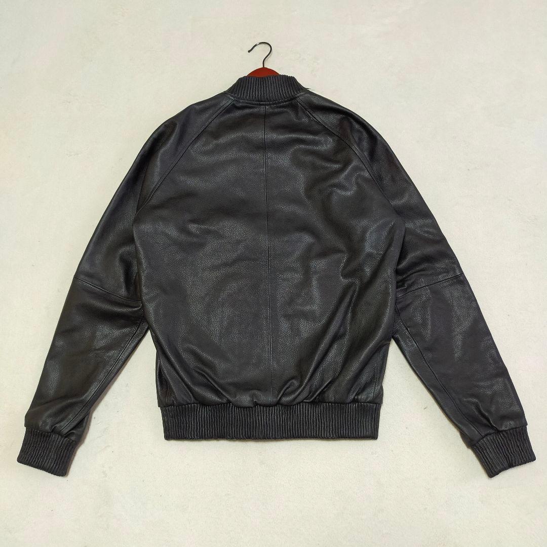 美品　AVIREX　М　羊革　レザートラックジャケット