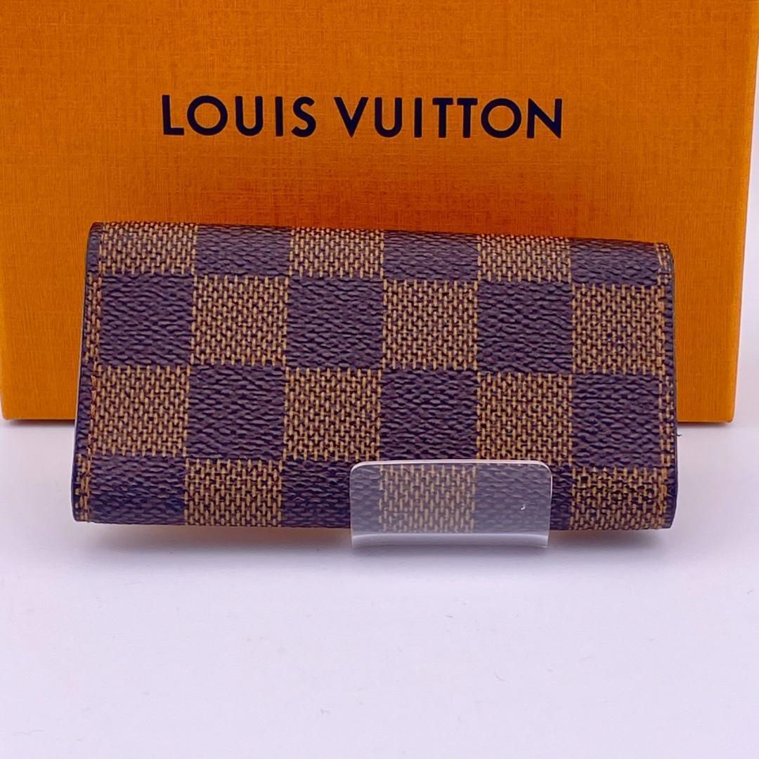 ルイヴィトン　ダミエ　エベヌ　ミュルティクレ4 　キーケース　４連