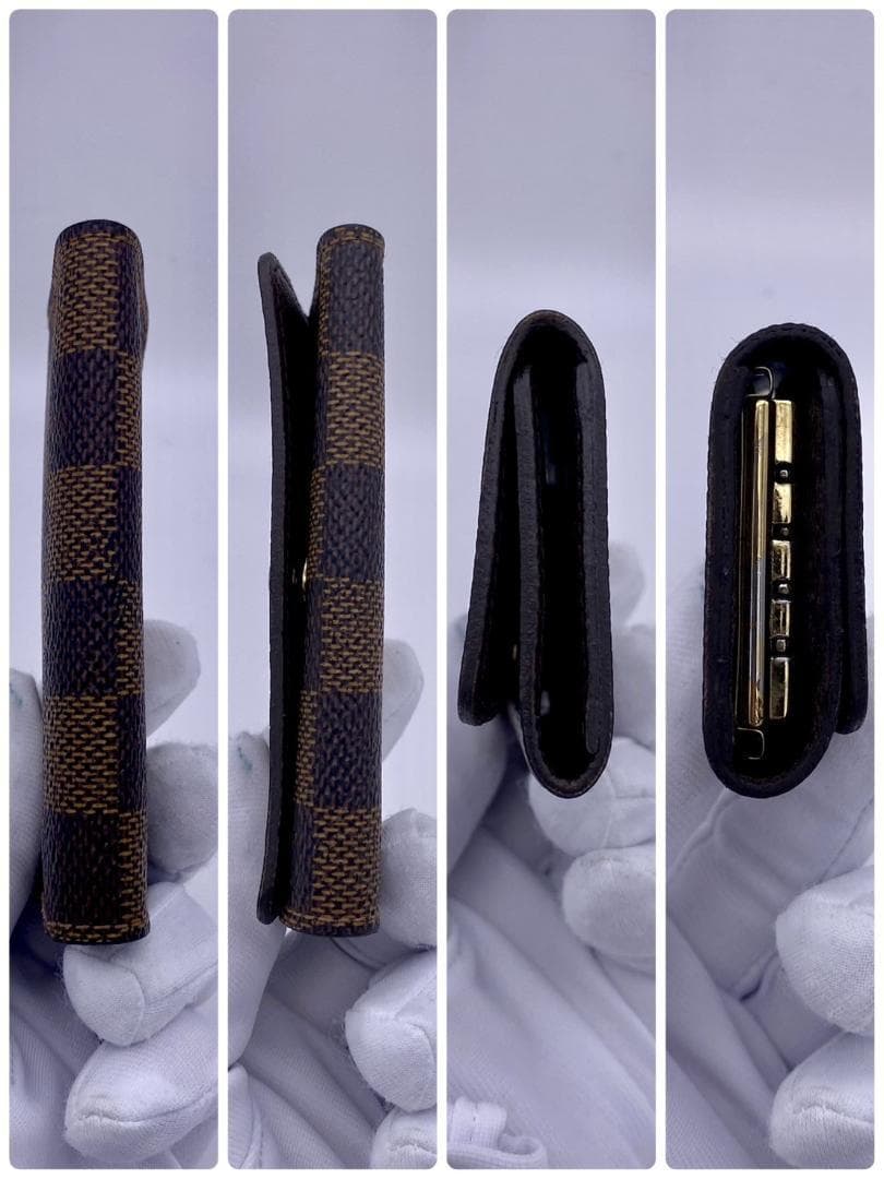 ルイヴィトン　ダミエ　エベヌ　ミュルティクレ4 　キーケース　４連