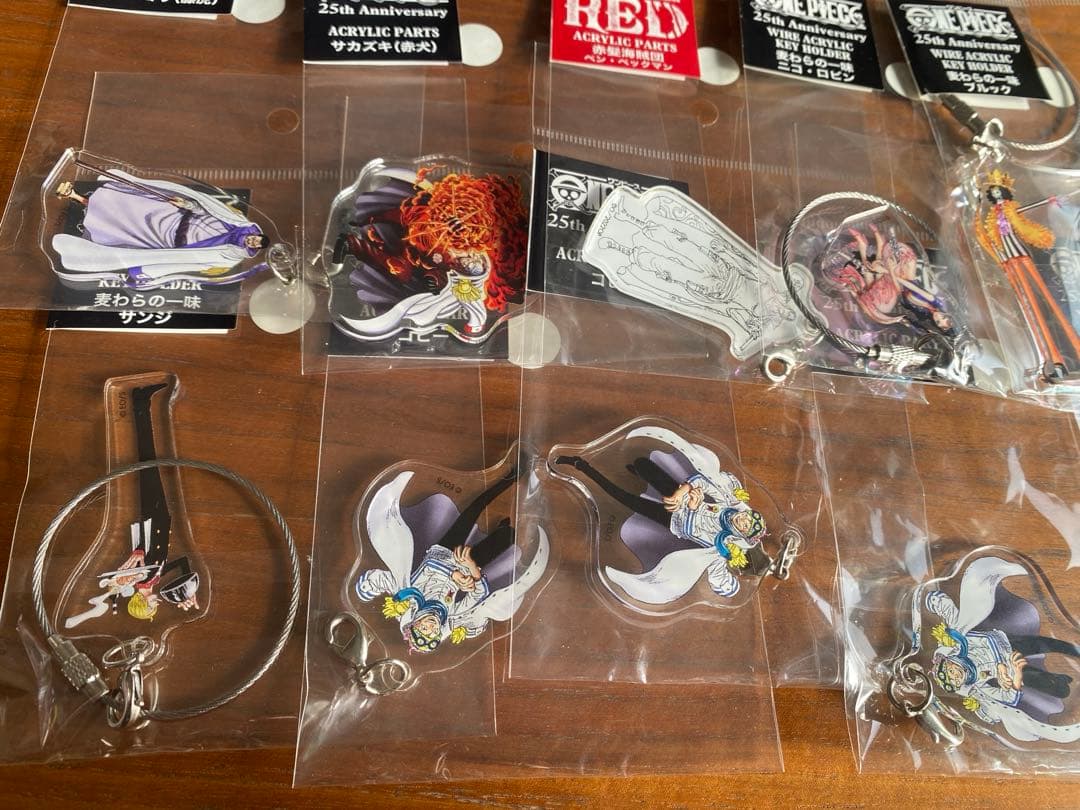 ワンピース ONE PIECE 25th アクリルパーツ　セット　まとめ売り
