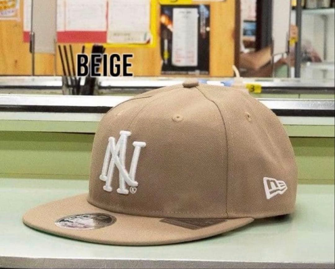 NEW ERA ANK 別注 アニューエラ キャップ ベージュ アニキ 片野英児
