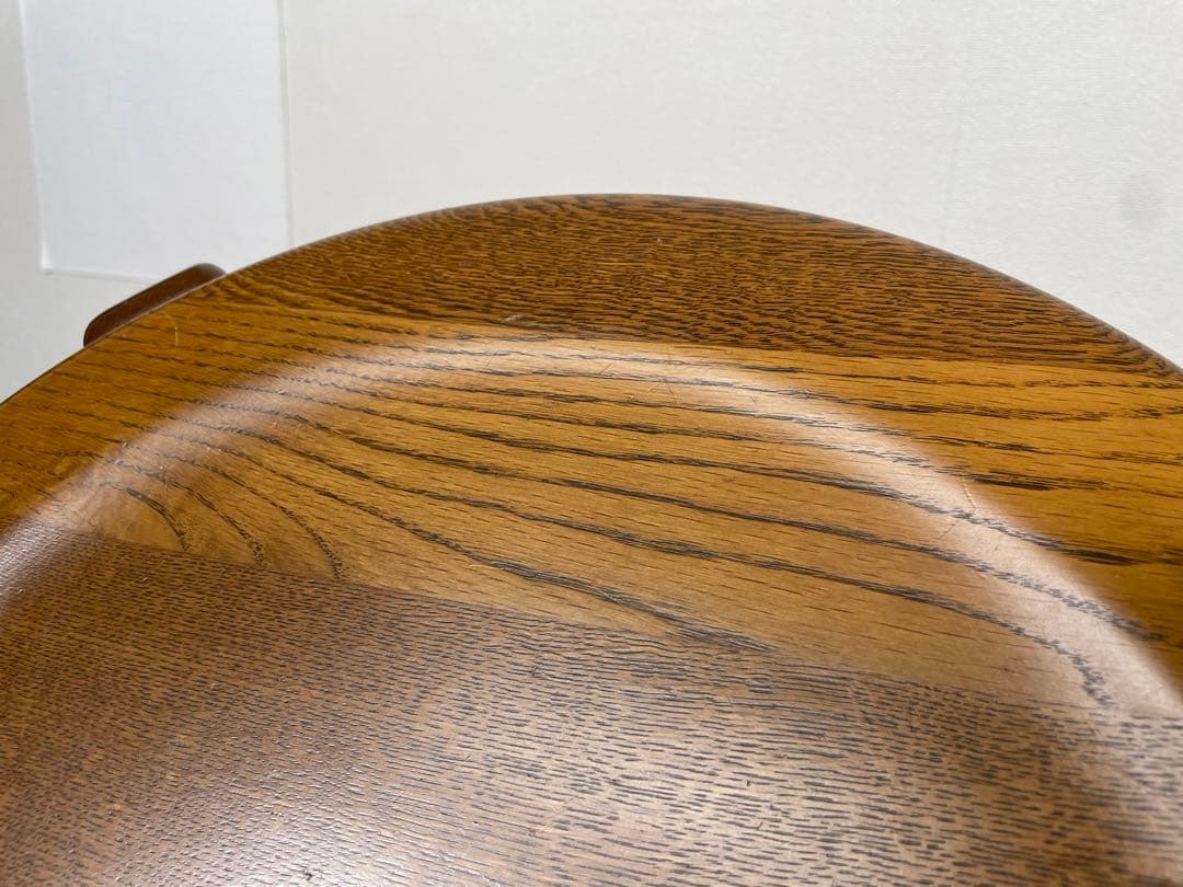 浜本工芸 ナラ材 スツール ダイニングチェア 丸椅子 木製 チェア