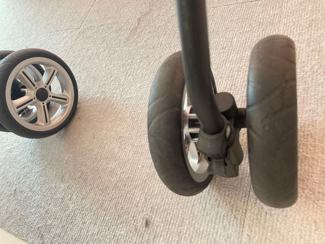 天使のカート　L 小物付き　ブラックキルト　黒 ペットカート