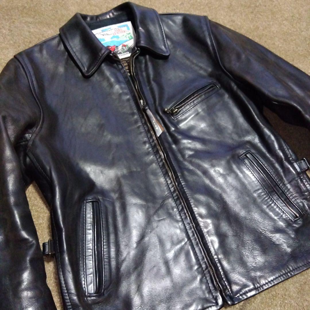 34inch STF エアロレザー ハーフベルト 馬革 Halfbelt 茶芯