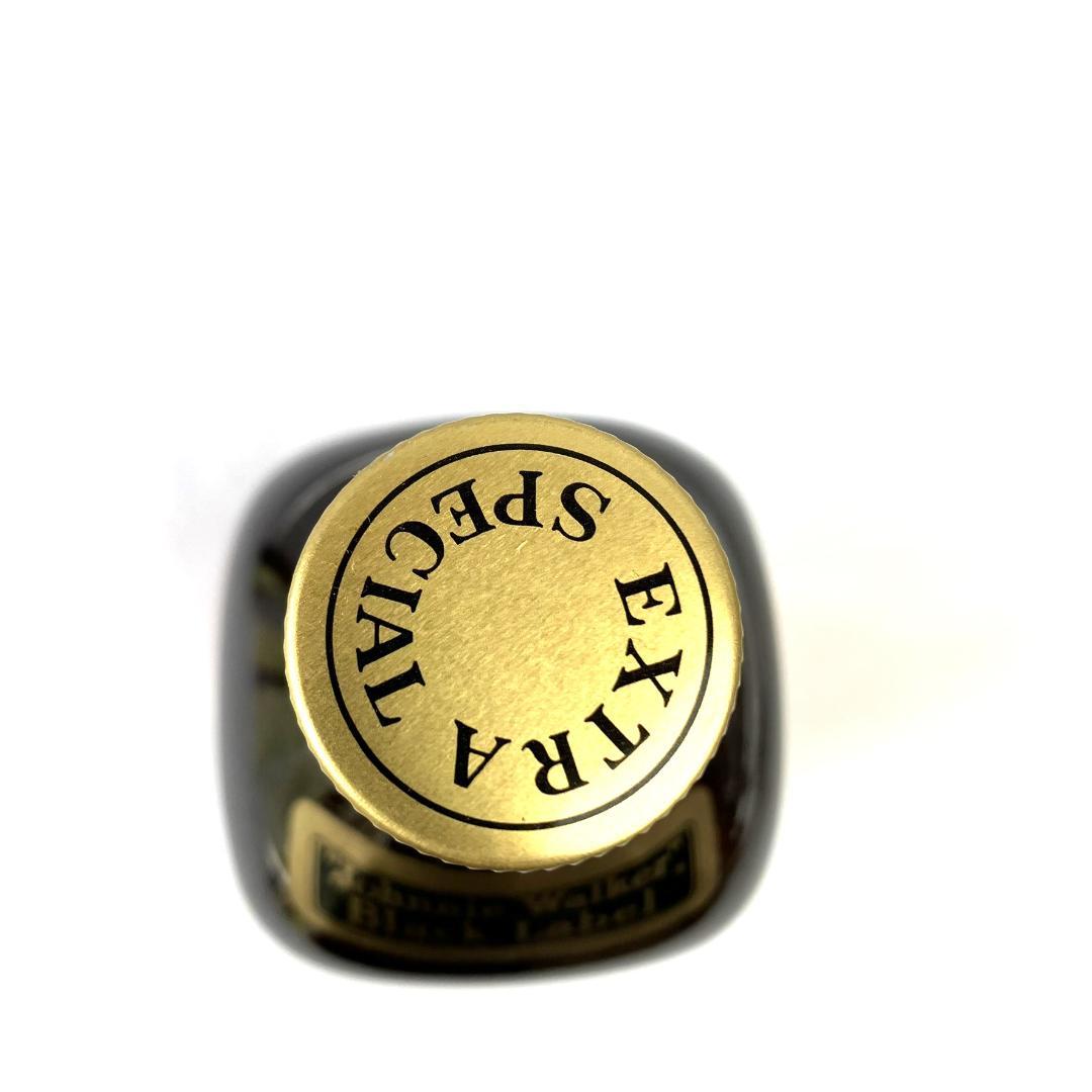 未開栓　ジョニーウォーカー ブラックラベル　特級　ジョニ黒　金キャップ　黒紋章