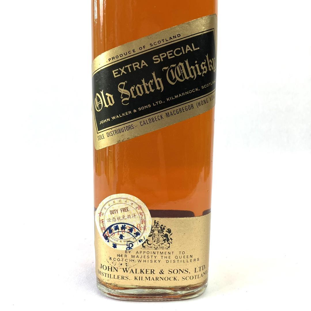 未開栓　ジョニーウォーカー ブラックラベル　特級　ジョニ黒　金キャップ　黒紋章