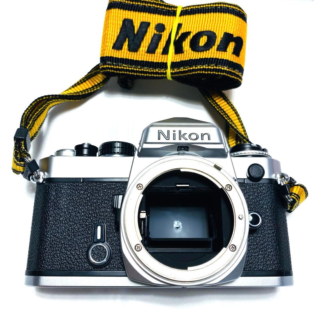 Nikon FE フィルムカメラ 36〜72mmレンズ ストラップ セット
