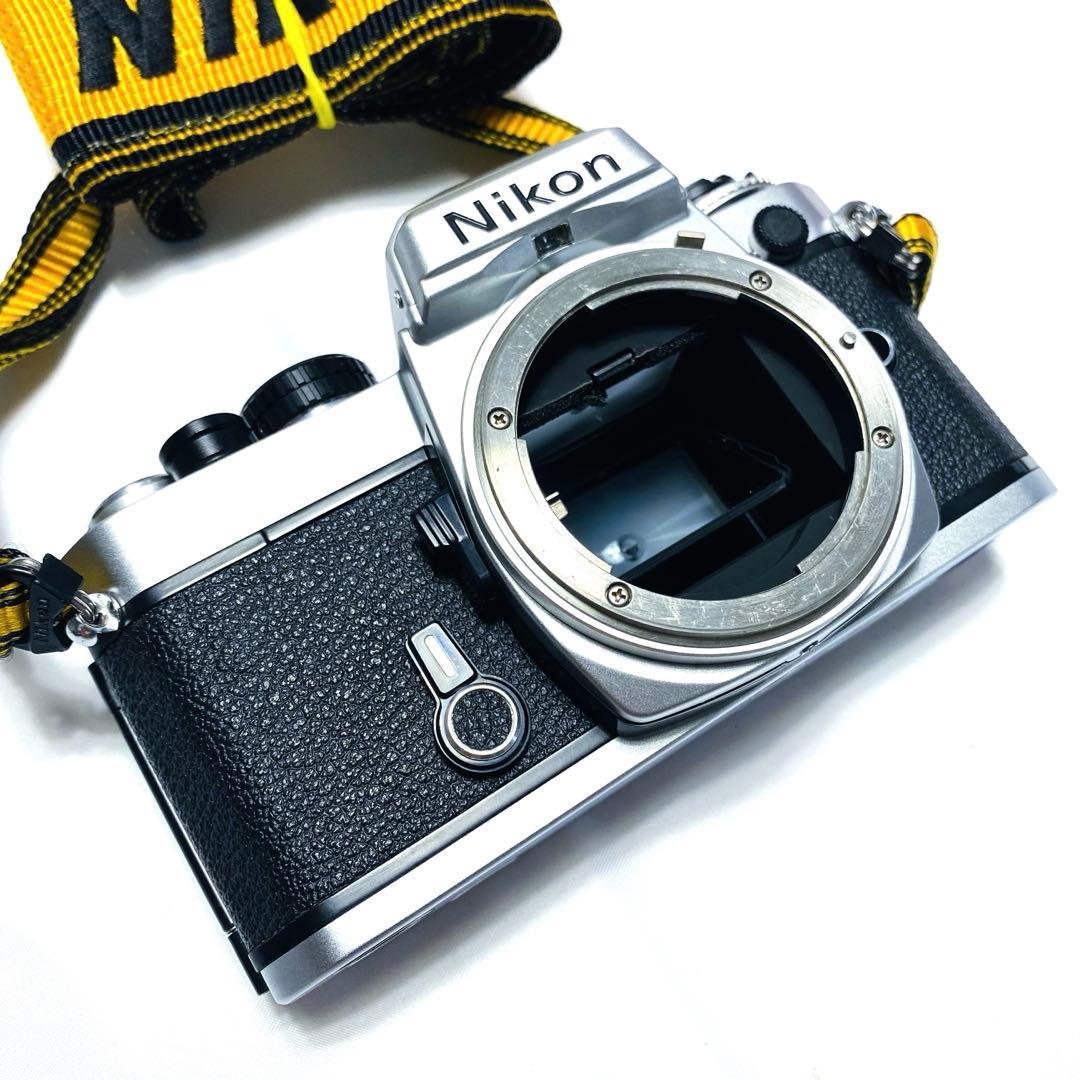 Nikon FE フィルムカメラ 36〜72mmレンズ ストラップ セット