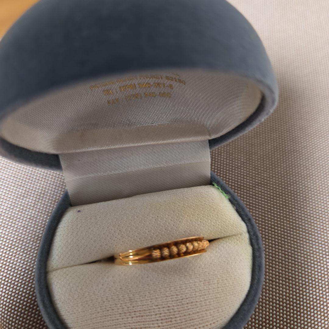 18K 総量3g デザイン リング