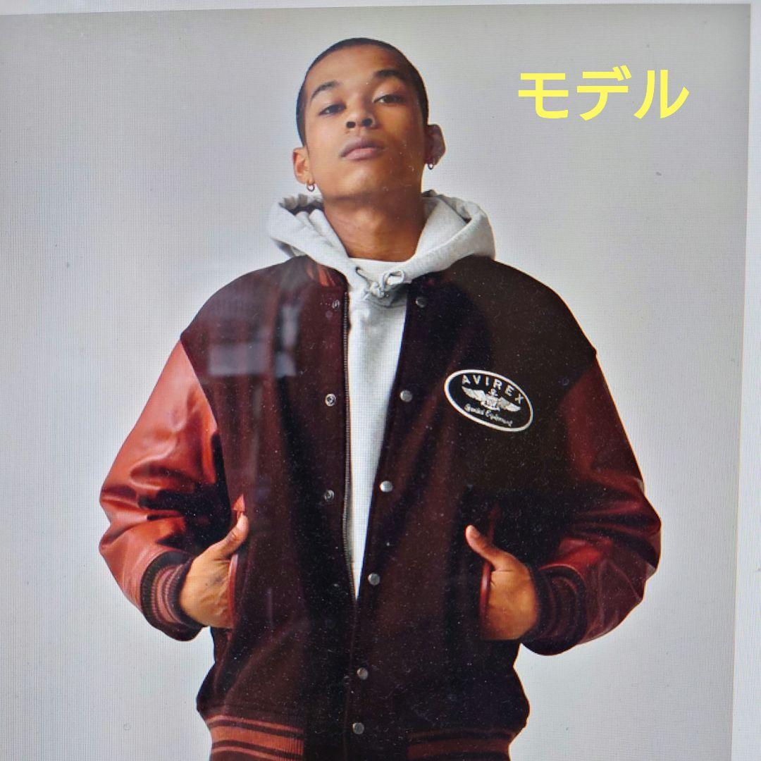 新品未使用 AVIREXシグネティバーシティジャケット　スタジャン２ＸＬブラウン