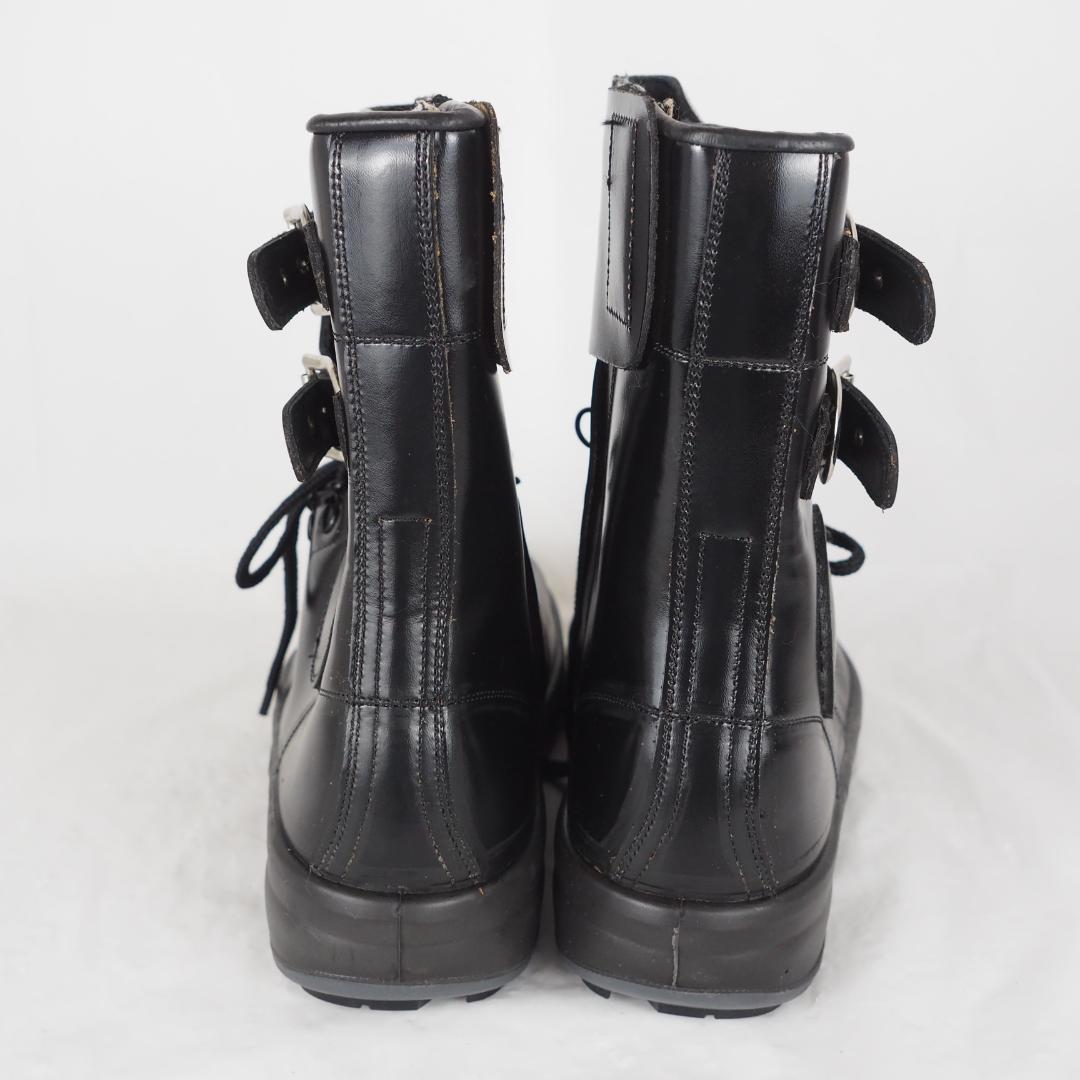 G0760*Shimon*安全靴*半長靴*警備靴*25.5cm3E*黒