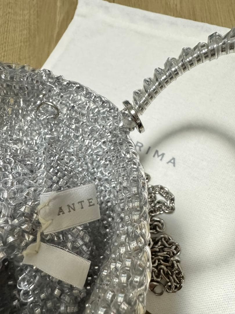 [美品]ANTEPRIMA シルバーショルダーバッグ