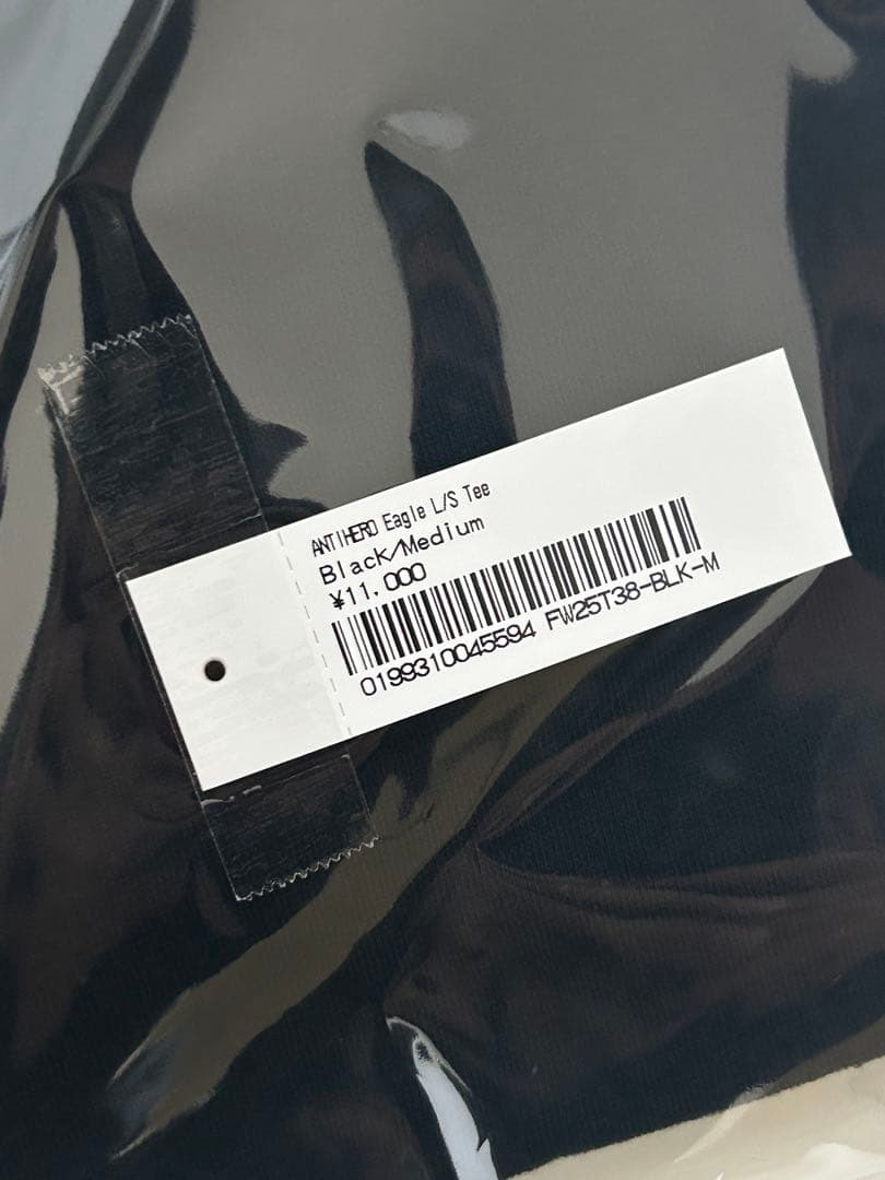 シュプリーム アンタイヒーロー イーグル エルエス Tシャツ