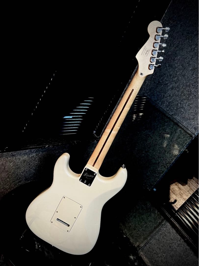 Squire Stratcaster Deluxe white ストラト エレキ