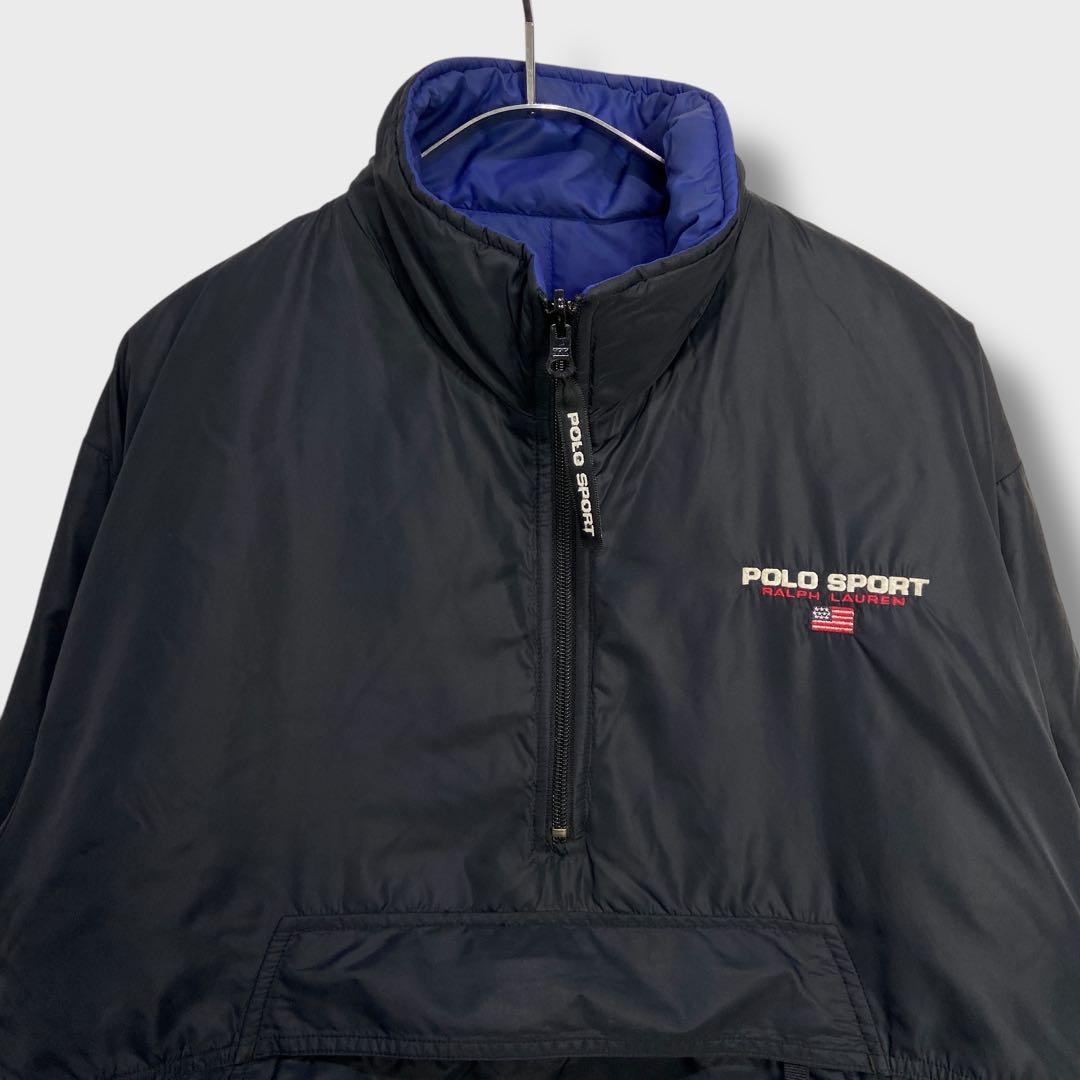 Cherry 90s☆POLOSPORT☆ラルフローレン☆リバーシブルパフ