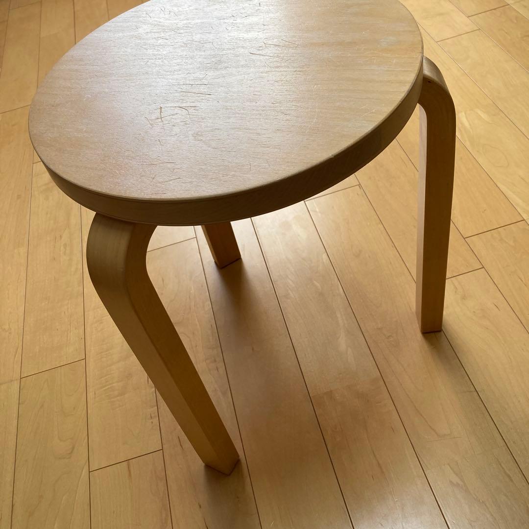 artek スツール60 中古　80周年焼き印あり　アアルト　アルテック