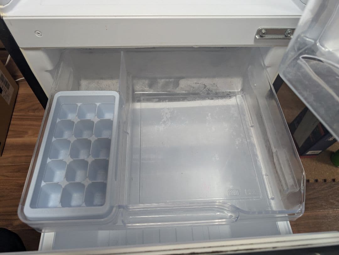 【送料込】単身用2ドア冷蔵庫 三菱電機 ブラック