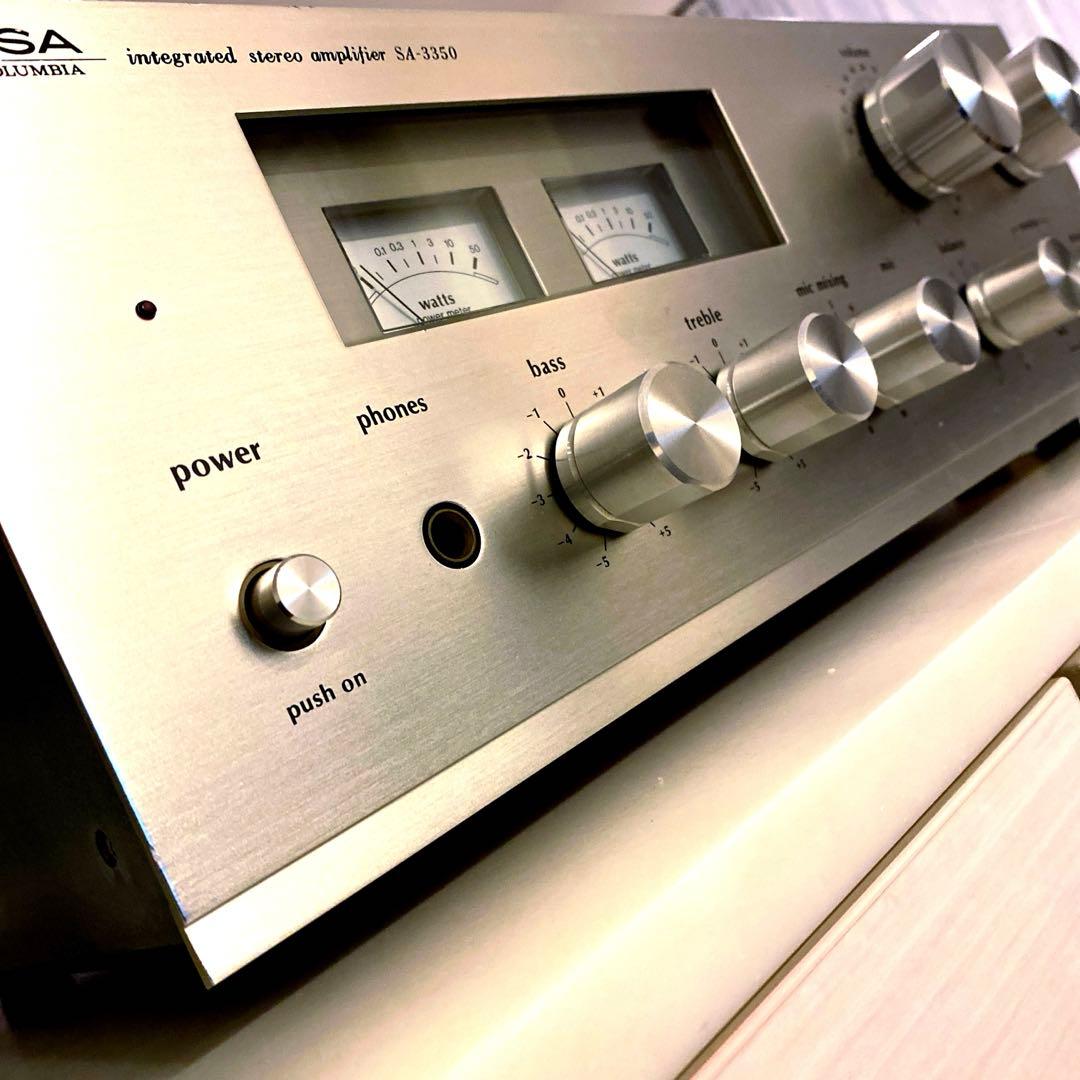 COLUMBIA LSA プリメインアンプ SA-3350 DENON 動作品