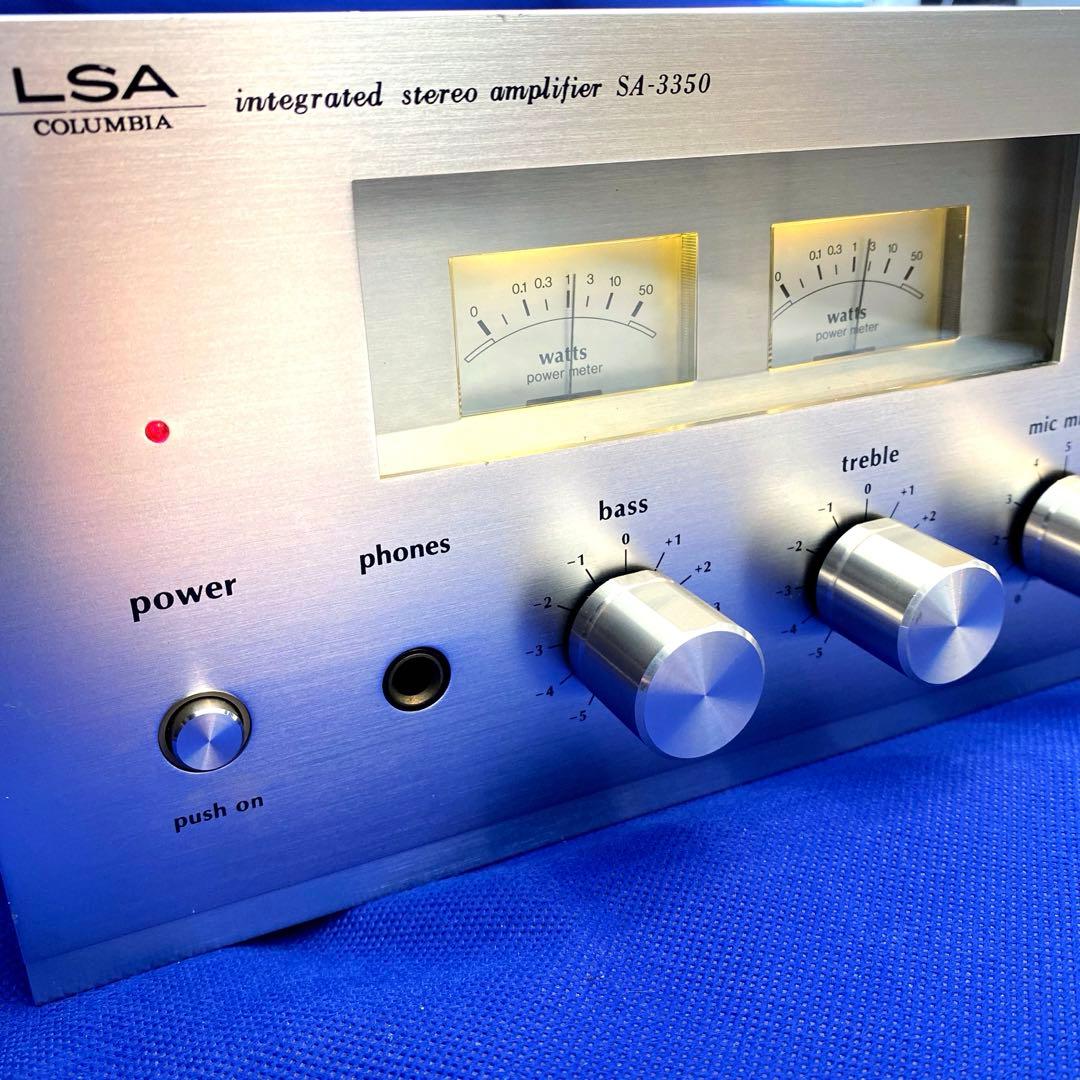 COLUMBIA LSA プリメインアンプ SA-3350 DENON 動作品