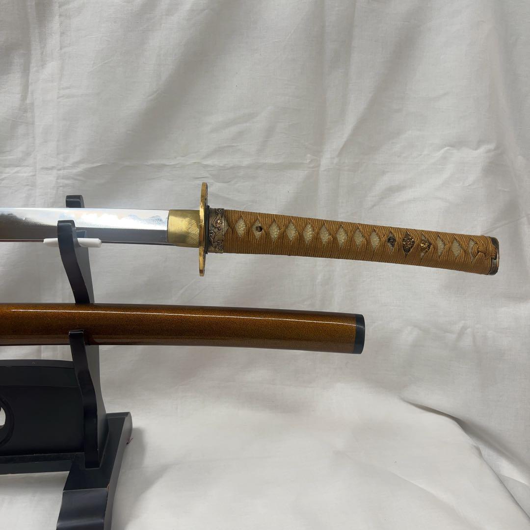 【模造刀】二本差し 太刀 脇差 昇龍 梵字 彫り込み