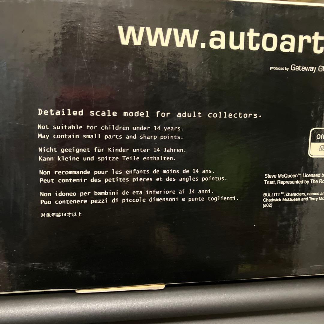 AUTOart 1/18 FORD MUSTANG BULLITT モデル