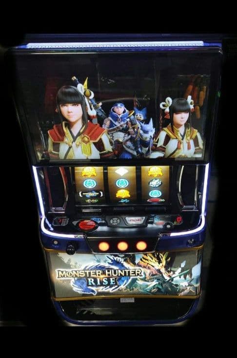 パチスロ実機 モンスターハンターライズ スマスロユニット付⑩
