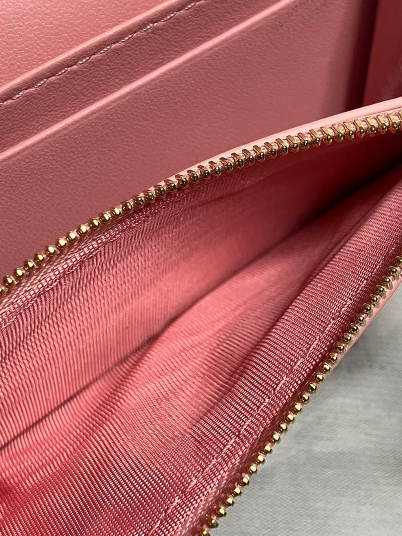 DIOR ミスディオール　グリシーヌウォレット　ミニ財布　ケース　ピンク