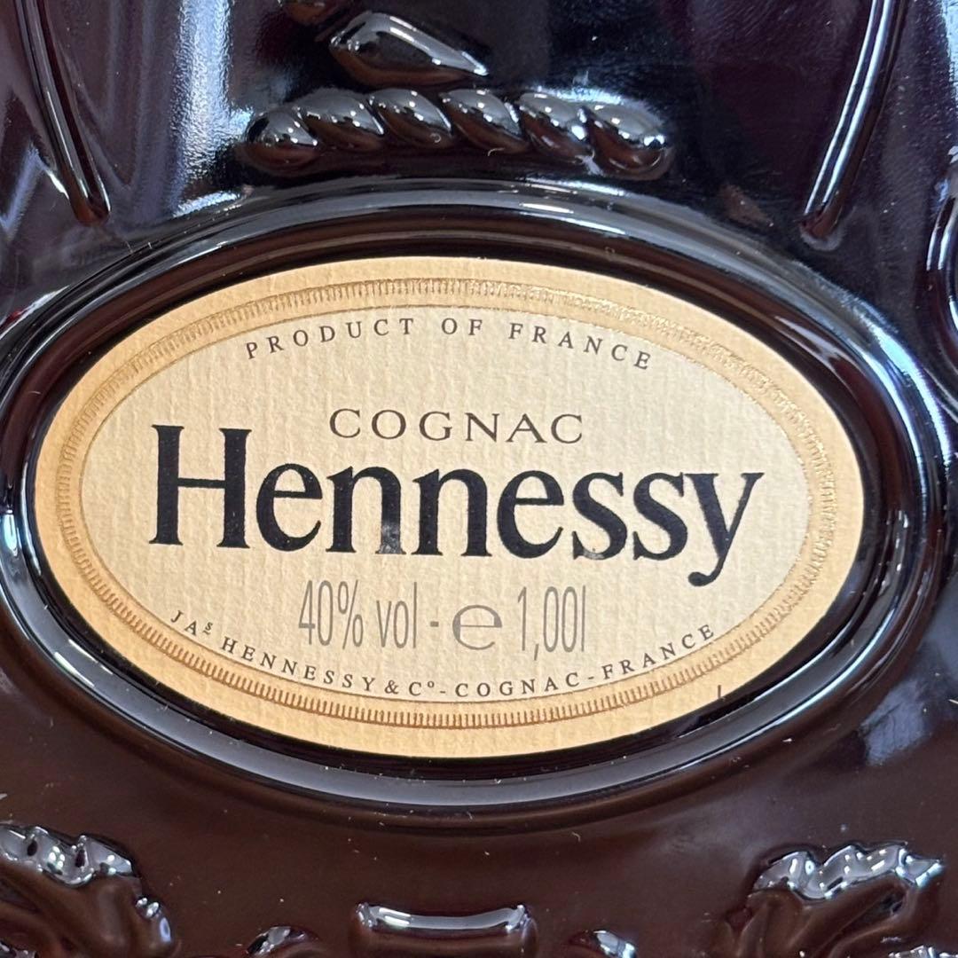 希少品　ヘネシーＸＯ　1000m l 金キャップ箱付　未開封保管品 al37