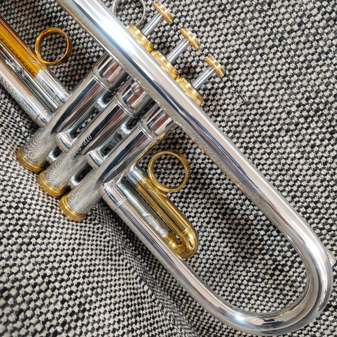 希少 EYS トランペット OTP-0006 高級彫刻 金銀 3wayケース付